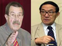 귄터 그라스(좌)/최정호 교수(우)