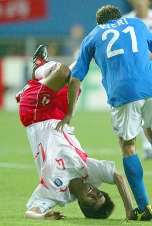 ‘온 몸이 부서져라 싸운 태극전사들.’