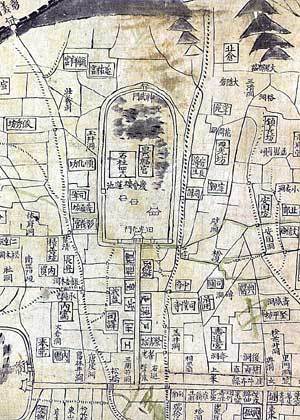 조선시대 광화문 일대 지도