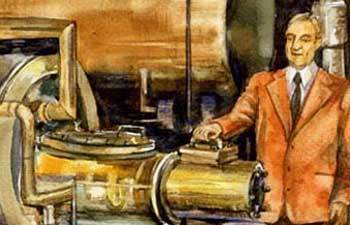 1922년 터보에어컨 설명회의 캐리어 박사 - 사진제공 캐리어코리아