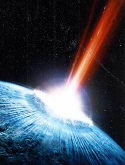 소행성 충돌에 따른 전지구적 재앙을 그린 영화 '딥 임팩트'의 한장면. - 동아일보 자료사진