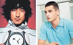 주5일 근무제 확산으로 인기를 끌고 있는 스포츠 브랜드 푸마(왼쪽)와 캐주얼 브랜드 헤지스. /사진제공 이랜드·LG패션