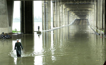 잠수교 차량 통제-권주훈기자
