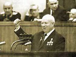 전 소련 지도자 니키타 흐루시초프