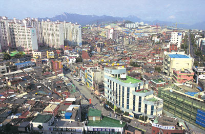 서울 강북 뉴타운 시범개발지 중 성북구 길음동 일대.-전영한기자
