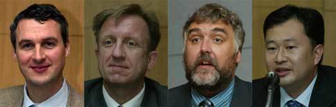 마테우스 볼러트/파스칼 다예즈 뷔어정/브랜단 바커/고기리마 아쓰시(왼쪽부터)