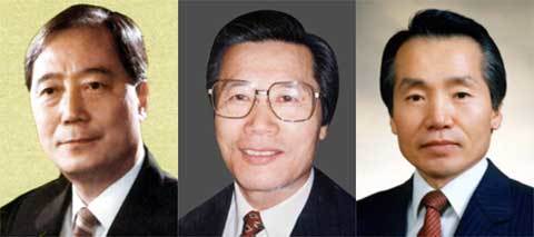 박조준 목사/옥한흠 목사/유경재 목사(왼쪽부터)