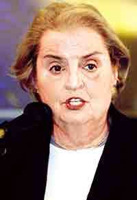 올브라이트 전 미 국무장관 - 박영대기자