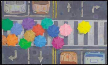 어린이 그림책 ‘노란우산’에 나오는 류재수씨 그림