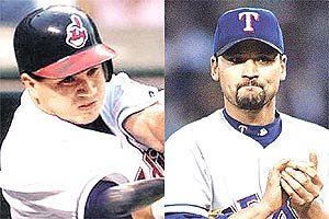 에이나 디아스(왼쪽)와 박찬호