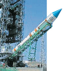 내년 여름에 ‘과학위성1호’를 발사하게 될 러시아의 ‘코스모스-3M’ 로켓.