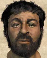 고고학자들이 컴퓨터그래픽을 이용해 재현한 예수의 얼굴.BBC방송 자료사진