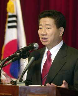 노무현 대통령당선자.동아일보 자료사진