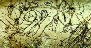 이중섭의 은지화 '아이들'