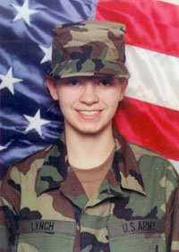 구출된 제시카 린치 일병. -AP연합