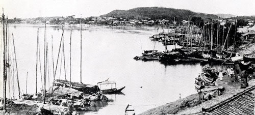 1925년 한강 마포 나루터의 모습. -동아일보 자료사진