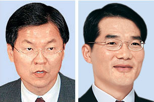 천정배 의원　　　　　김영부 노사모 초대회장