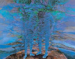 조선일보사 미술관, 이정순 작 '아담과 이브'