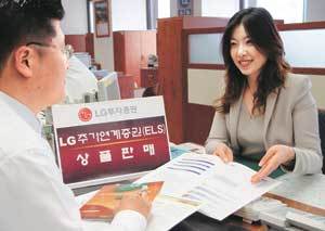 주가지수연계증권 판매창구.