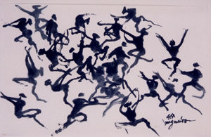 이응노 작 '군상2'(1988년)