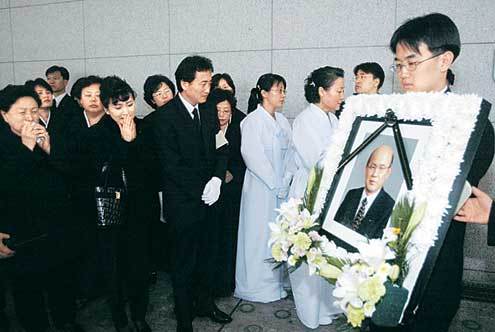 25일 오전 서울 종로구 서울대병원에서 치러진 남상국 전 대우건설 사장의 영결식.변영욱기자 cut@donga.com