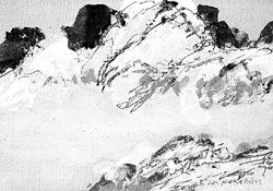 이정신 '산', 서울갤러리.