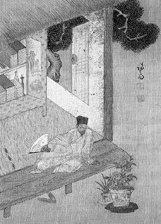 겸재 정선이 그린 풍속화 ‘독서여가’. 이 그림은 그가 남긴 몇 점 안 되는 풍속화 가운데 하나다. -사진제공 간송미술관