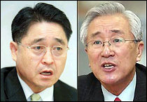 군사전문가 지만원씨(왼쪽) 표명렬씨