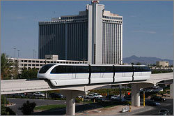 미국 라스베이거스 모노레일. 동아일보 자료사진