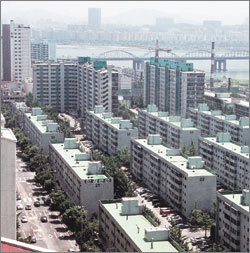 서울 용산구 이촌동의 아파트촌. 동아일보 자료사진