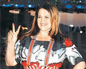 100kg이 넘는 몸무게를 딛고 러시아 방송계의 신데렐라로 떠오른 루슬라나 피산카.-모스크바=김기현특파원