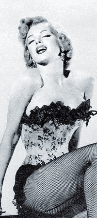 메릴린 먼로는 눈꺼풀을 내리고 눈썹을 약간 올린 게슴츠레한 눈을 통해 순정적 이미지를 만들어냈고, 목을 노출시킴으로써 상처받기 쉽고 섹시한 모습을 연출했다.사진제공 청림출판