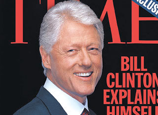 미국의 시사주간 ‘타임’의 28일자 표지인물로 등장한 빌 클린턴 전 미국 대통령.-AP 연합
