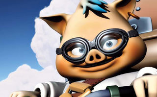 돼지 비행사 마테오의 모험을 그린 국산 3D 애니메이션 ‘날으는 돼지해적 마테오’