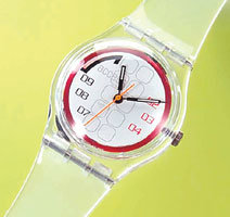 연쇄살인범 유영철씨가 지난해 9월부터 사용했던 시계와 같은 종류의 교통카드칩 내장시계. 연합