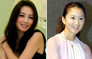 탤런트 김혜수(왼쪽) 김희애가 10월 방영될 MBC, KBS2 주말드라마에서 ‘잡지사 여기자’와 ‘구박받는 며느리’로 나와 연기대결을 펼친다. -동아일보 자료사진