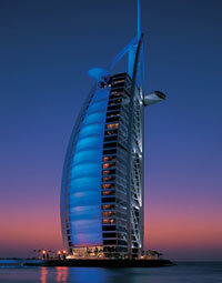 두바이에 있는 세계 유일의 별 7개등급 호텔.