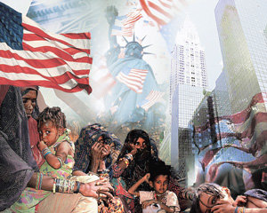 미국 사회를 지배해 온 ‘다양성의 신화’는 9·11테러 이후 살벌해진 국가적 통합의 분위기 속에서 그 어느 때보다도 불안한 모습을 보였다. 사진 제공 해바라기