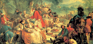 지루함은 근대의 특권이다. 낭만주의 이전만 해도 지루함은 오직 귀족과 성직자만의 몫이었다. 18세기 프랑스 왕궁의 호사를 그린 칼 반 루의 ‘사냥 중의 휴식’은 지루함이 상류층의 풍요 속에서 잉태됐음을 보여 준다.