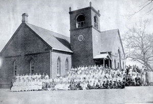 미국인 선교사 헨리 아펜젤러가 인천 내동 언덕에 세웠던 내리교회. 이 교회는 1950년대 헐렸다. 사진 제공 내리교회