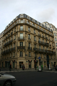 대한민국 임시정부 파리대표부가 있던 건물. 파리 9구 오페라 근처에 있는 이 건물은 현재 아파트로 사용되고 있다. 파리=금동근 특파원