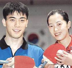 김승환(왼쪽)-곽방방 부부.