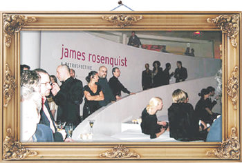 지난해 12월 미국 뉴욕 구겐하임미술관에서 청년수집가위원회(YCC) 주최로 열린 미국 현대미술가 제임스 로젠퀴스트 작품전에는 1000여 명의 회원과 초청객이 모여 성황을 이뤘다. 구겐하임미술관 웹사이트