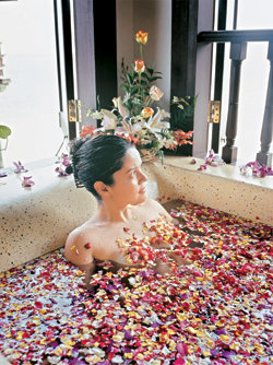 그윽한 허브 향기속에서 즐기는 스파. 최근 말레이시아 신혼 여행 관광지에서 인기가 높은 스파에서는 각 종 치료 마사지도 있어 ‘트리트먼트 스파’라고도 불린다. 사진 제공 말레이시아 관광청