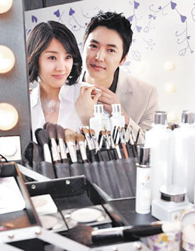 드라마인지 CF인지주인공 직업의 설정부터 회사 이름까지 간접광고 지적을 받은 MBC ‘불꽃놀이’의 포스터. 사진 제공 MBC