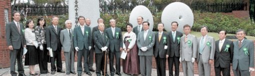 4일 서울 송파구 방이동 보성고교에서 교우회원 등이 참석한 가운데 개교 100주년 기념식이 열렸다. 김재명  기자