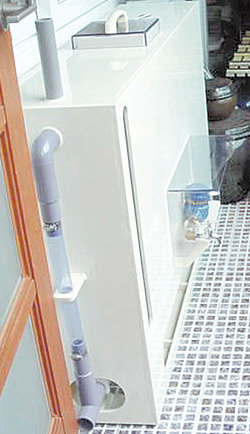 서울 도림천 인근 지역 주택에 설치돼 있는 빗물 저장 시설. 사진 제공 서울대