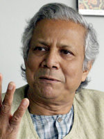 노벨평화상 공동수상자의 한명인 방글라데시 무하마드 유누스. 자료사진 동아일보