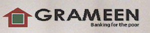 13일 노벨 평화상을 수상한 방글라데시 빈곤 퇴치 운동가 무하마드 유누스 박사와 그가 설립한 그라민은행의 로고. 그라민은행은 ‘무담보 무보증 소액대출’이라고 부를 수 있는 마이크로 크레디트를 처음 실시한 은행이다.