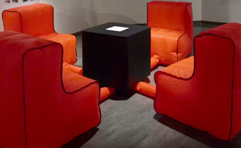 필요할 때 공기를 넣어 거주 공간을 만드는 작품 ‘놀노’. 그만큼 이동성을 높일 수 있는 디자인이다. 사진 제공 예술의 전당